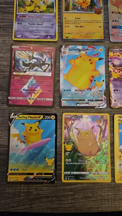 Pokemon 12 Card Lot. Alakazam Vintage Holo, Lots Of Pikachu Cards, Etc. - Image 4