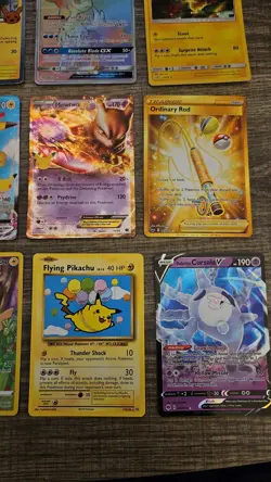Pokemon 12 Card Lot. Alakazam Vintage Holo, Lots Of Pikachu Cards, Etc. - Image 5