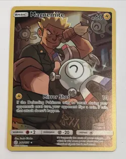 Mint - Magnemite Secret Rare 242/236 SM- Cosmic Eclipse Full Art Holo Card - Image 1