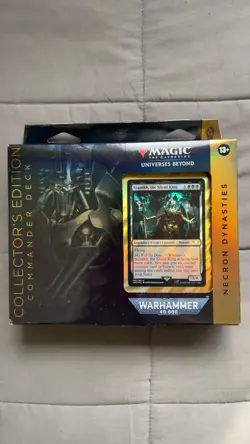 MtG Unopened Collector's Edition Necron Dynasties Commander Deck - Image 1