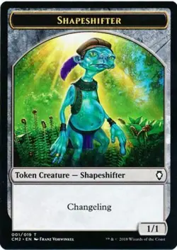 Shapeshifter Token x4 - Commander Anthology Volume II - NM-Mint, English - Comma - Image 1