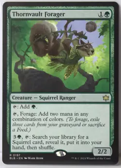 Thornvault Forager [New, Near Mint] MTG Rare {Bloomburrow} - Image 1