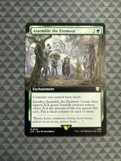MTG Assemble the Entmoot #0119 Extended Art Rare Commander: TLOTR (LTC) - Image 1