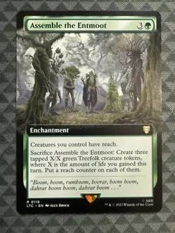 MTG Assemble the Entmoot #0119 Extended Art Rare Commander: TLOTR (LTC) - Image 2