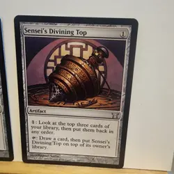 Magic the Gathering MTG - Sensei's Divining Top - Champions of Kamigawa - LP - Image 1
