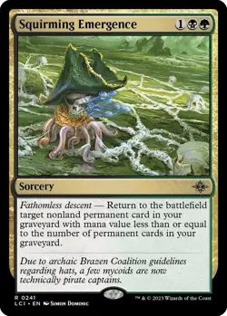 Squirming Emergence 241 The Lost Caverns of Ixalan Magic The Gathering Foil NM/M - Image 1