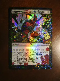 Magic The Gathering Deadpool Secret Lair LIGHTNING BOLT POOL PARTY FOIL MTG - Image 1
