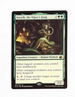 Saryth, the Viper's Fang ~ MTG Innistrad: Midnight Hunt ~ 197/277 - Image 1