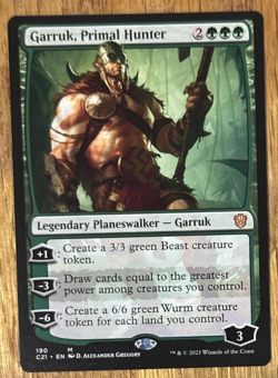 MTG Commander 2021, Garruk, Primal Hunter - Image 1