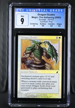 DRAGON SCALES Scourge Foil C CGC 9 MTG [Nostalgium] - Image 1