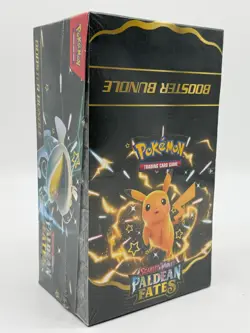 Pokemon TCG Paldean Fates Booster Bundle Display SEALED (10 Booster Bundles) - Image 1