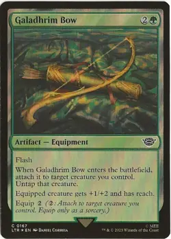 Galadhrim Bow 167 Common MTG Lord of the Rings Middle Earth NM/MT - Image 1
