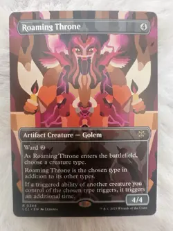 MTG Roaming Throne 0344 (Borderless) The Lost Caverns Of Ixalan Regular LCI NM - Image 1