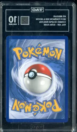 2019 Pokemon Sun & moon Cosmic Eclipse #232 FA N's Resolve TAG 10 GEM MINT - Image 2