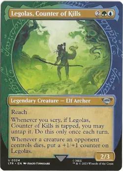 Legolas Counter of Kills 324 Uncommon MTG Lord of the Rings Middle Earth NM/M - Image 1