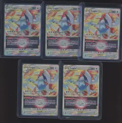 Lot of (5) 2022 Pokemon Sword & Shield Silver Tempest #139 Lugia VSTAR - Image 1