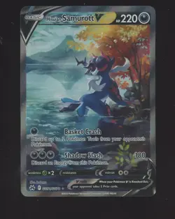 2023 Pokemon SWSH Crown Zenith Galarian Gallery #GG51 Hisuian Samurott V - Image 1