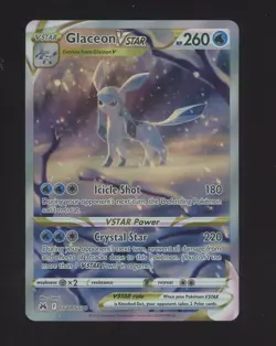 2023 Pokemon SWSH Crown Zenith Galarian Gallery #GG40 Glaceon VSTAR - Image 1