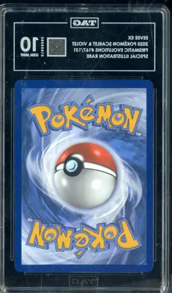 2025 Pokemon Eevee ex 167/131 Prismatic Evolutions Holo SIR TAG 10 GEM MINT - Image 2