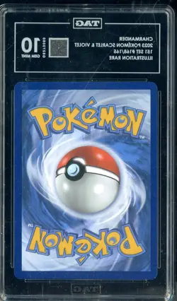 2023 Pokemon Scarlet Violet 151 Set #168/165 Charmander IR TAG 10 GEM MINT - Image 2