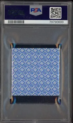 1999 Amada Pokemon Japanese Super DX Gold Stickers #165 Mewtwo Holo PSA 9 - Image 2