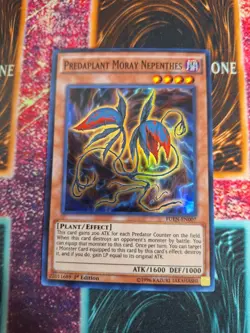 Yu-Gi-Oh! Predaplant Moray Nepenthes FUEN-EN007 Super Rare 1st Edition Near Mint - Image 1