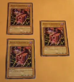 3X Bokoichi The Freightening Car RDS-ENOO3 - Yugioh Yu Gi Oh! 3 Playset - Image 1