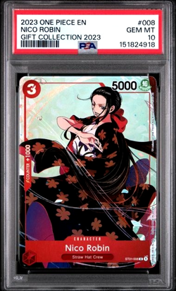 ONE PIECE NICO ROBIN 2023 GIFT COLLECTION 2023 #008 PSA 10 - Image 1