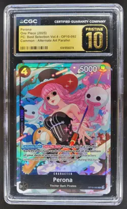 2025 ONE PIECE PERONA ALT ART OP10-092 CGC 10 PRISTINE B PT - Image 1