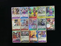 2025 One Piece OPCG JPN Boa Hancock Uta Portgas D.ACE OP13-051 Holo Lot*14 YX89 - Image 1