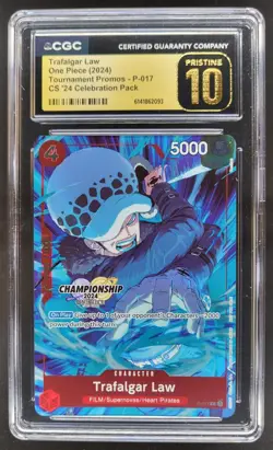 2024 ONE PIECE TRAFALGAR LAW PROMO P-017 CGC 10 PRISTINE B PT - Image 1
