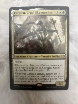 MTG Carmen, Cruel Skymarcher Commander: Lost Caverns of Ixalan 0005 Regular... - Image 1