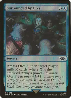 Surrounded by Orcs 0073 Common MTG Lord of the Rings Middle Earth NM/MT - Image 1