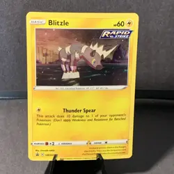 Pokemon TCG Blitzle SWSH173 Holo Black Star Promo 2021 Card English NM - Image 1