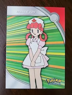 NM! 2000 Topps Pokemon Series 3 HV16 Nurse Joy Blue Logo TV Animation Edition - Image 1