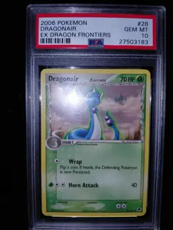 Pokemon Dragonair EX Dragon Frontiers #28 PSA 10 Gem Mint Low Population - Image 1