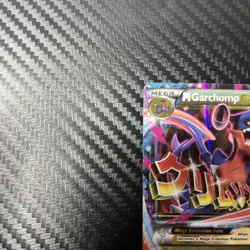 Pokemon XY (Mega) M Garchomp EX Black star promo XY168 Holo Rare! - Image 2