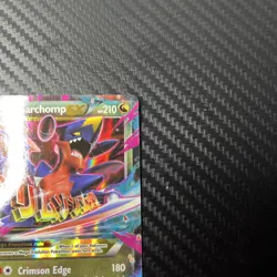 Pokemon XY (Mega) M Garchomp EX Black star promo XY168 Holo Rare! - Image 5