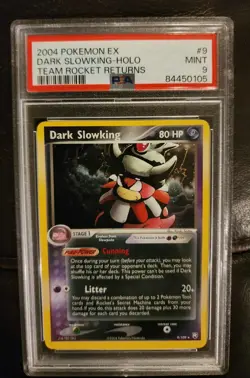 PSA 9 Dark Slowking Holo Team Rocket Returns #9 2004 Pokemon Ex 742641 - Image 1