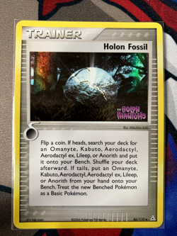 2006 Pokemon TCGl EX Holon Phantoms Holon Fossi 86/110 Reverse Holo Stamped NM - Image 1