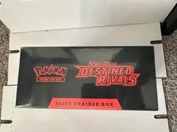 Pokemon TCG Destined Rivals Elite Trainer ETB Box Sealed - Image 5
