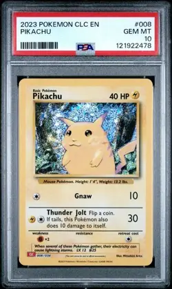 Pikachu #8 - Pokemon Classic Collection Charizard & Ho-oh Deck - PSA 10 - Image 1