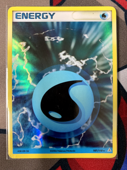 2006 Pokemon TCG EX Holon Phantoms Water Energy Reverse Holo Foil 107/110 LP - Image 1
