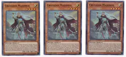 Yugioh - Crusadia Maximus CYHO-EN010 Super Rare x3 - Image 1