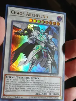 Yugioh Chaos Archfiend PHHY-EN039 Ultra Rare 1st Ed NM - Image 3