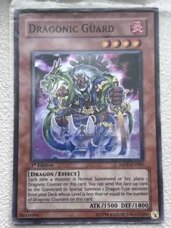 Yugioh Dragonic Guard Super Rare ABPF-EN085 1st edition LP - Image 2