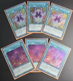 Numeron Calling & Numeron Network BLAR-EN026/27 Secret Rare 1st Ed Yugioh Lot NM - Image 1
