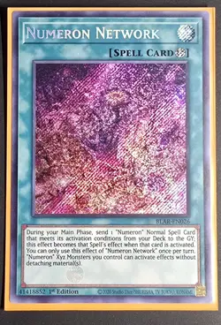 Numeron Calling & Numeron Network BLAR-EN026/27 Secret Rare 1st Ed Yugioh Lot NM - Image 3