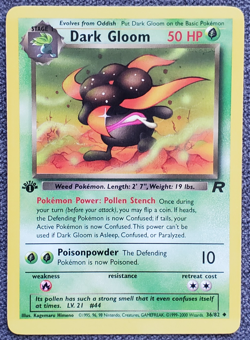 1st Edition Dark Gloom - Team Rocket - #36/82 - Vintage Pokemon Card 2000 WOTC - Image 1