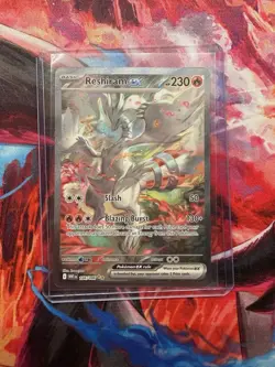 Pokemon Reshiram EX Special Illustration Rare Holo Sv: White Flare 166/086 EN - Image 1